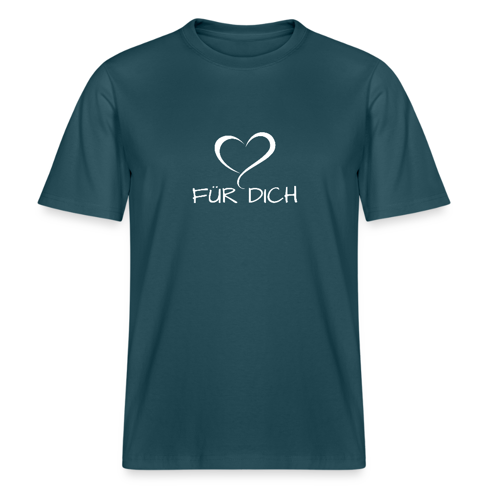 Relaxed Fit Unisex Bio-T-Shirt aus Baumwolle - Dunkles Petrol