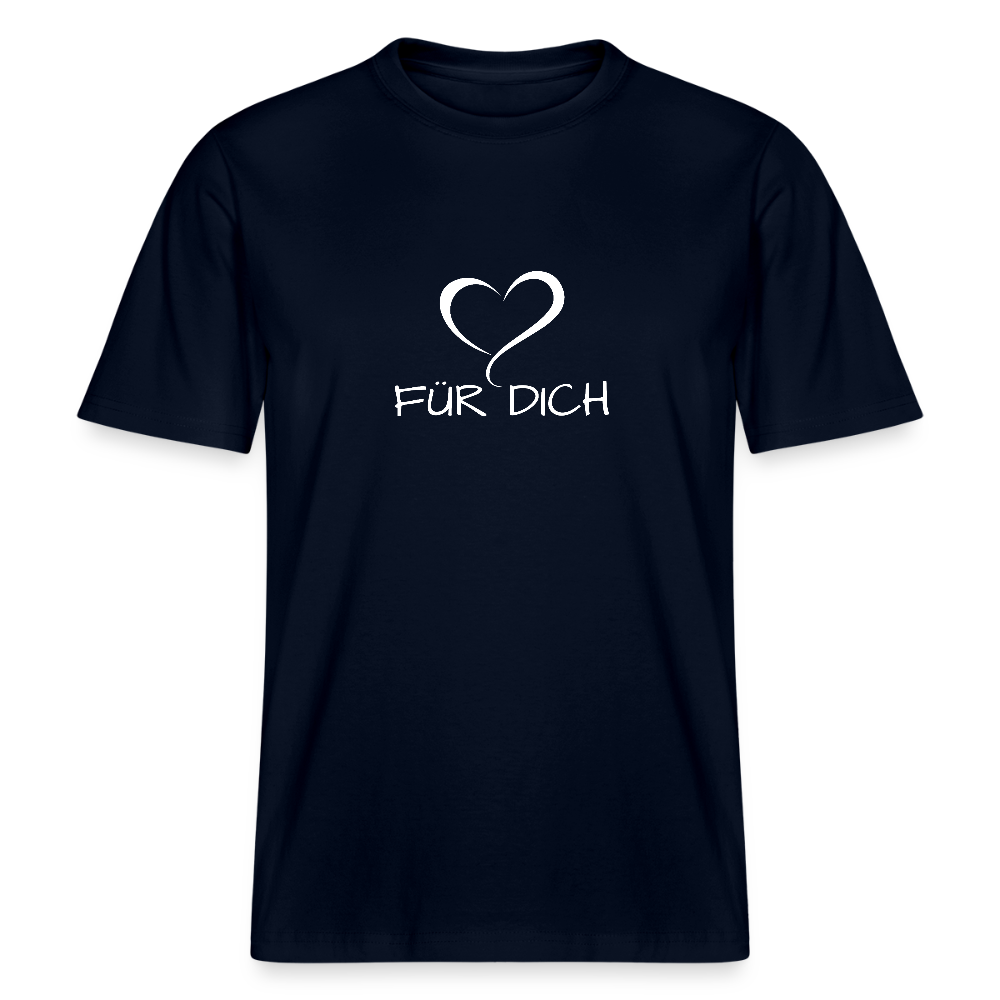 Relaxed Fit Unisex Bio-T-Shirt aus Baumwolle - Navy