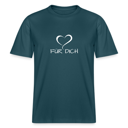 Relaxed Fit Unisex Bio-T-Shirt aus Baumwolle - Dunkles Petrol