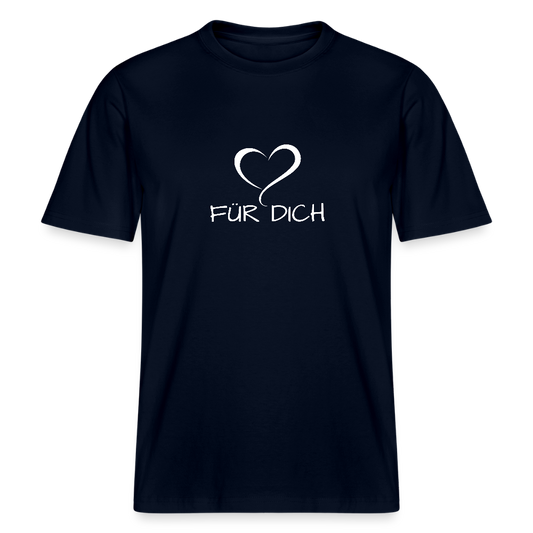 Relaxed Fit Unisex Bio-T-Shirt aus Baumwolle - Navy